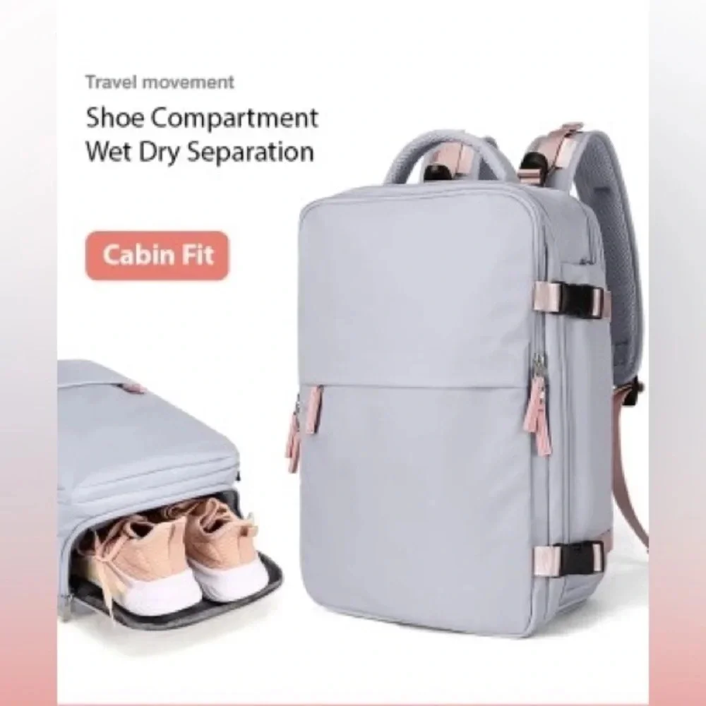 Sz 42*32cm Men Women Laptop Backpack lightweight travel Bag fit for business - Picture 4 of 10